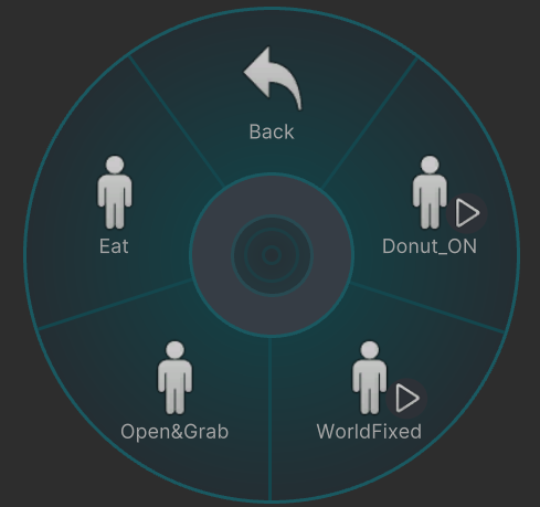 ドーナツギミックのメニュー